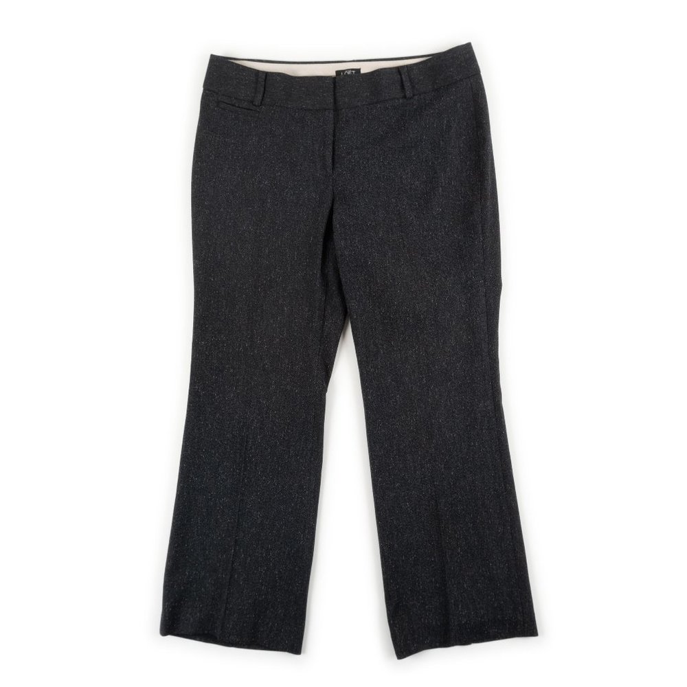 Ann Taylor LOFT Petites Marisa Trouser tweed pants size 10P